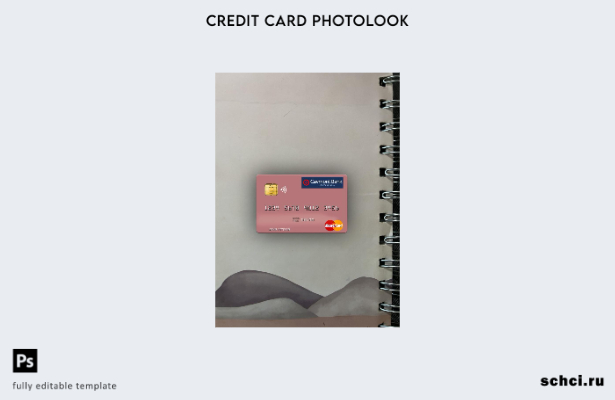 цифровая загрузка Замбия Cavmont Bank шаблон Mastercard Photolook спереди
